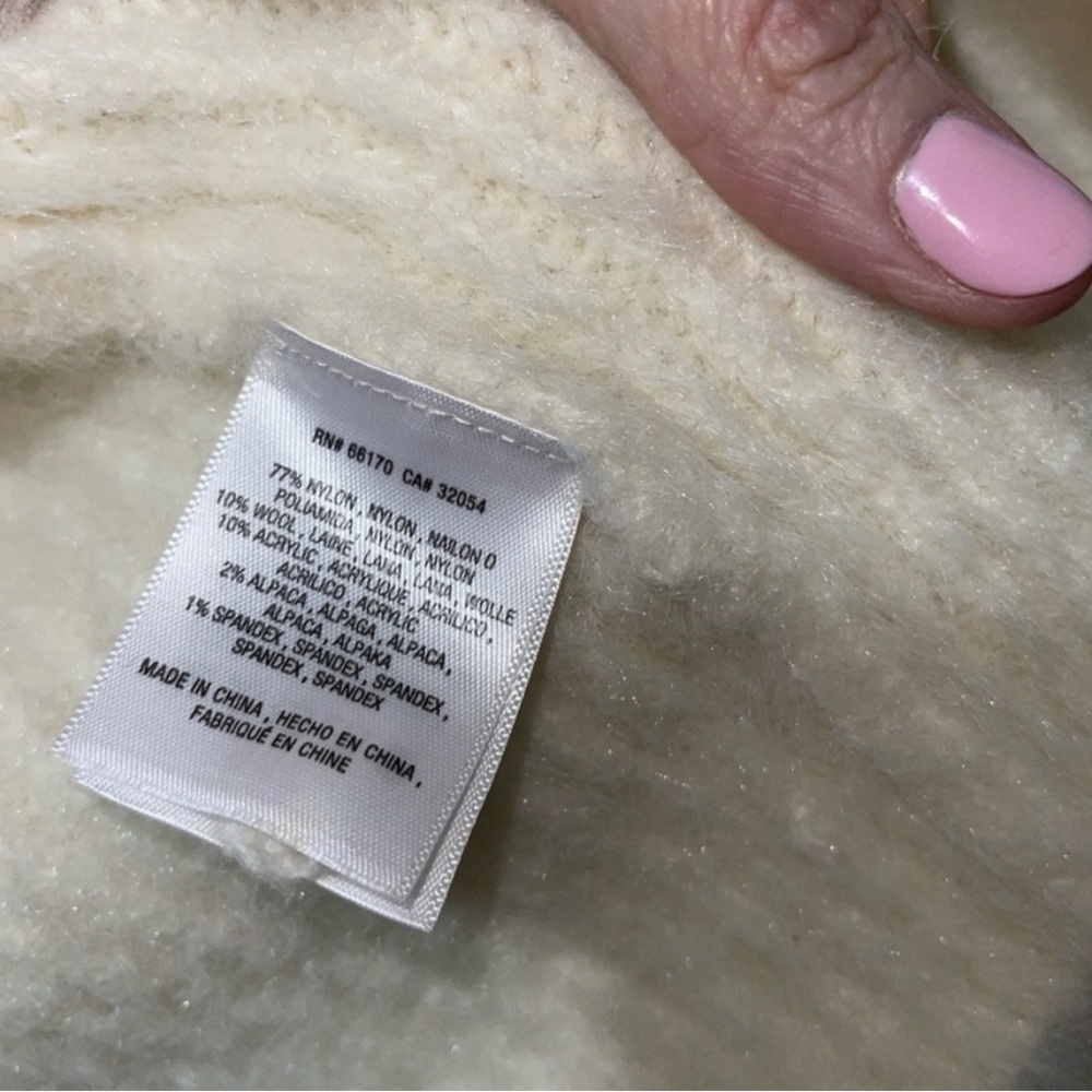 NWT Sleeping on Snow by Anthropologie Cream Women's LS Cardigan - Picture 13 of 15